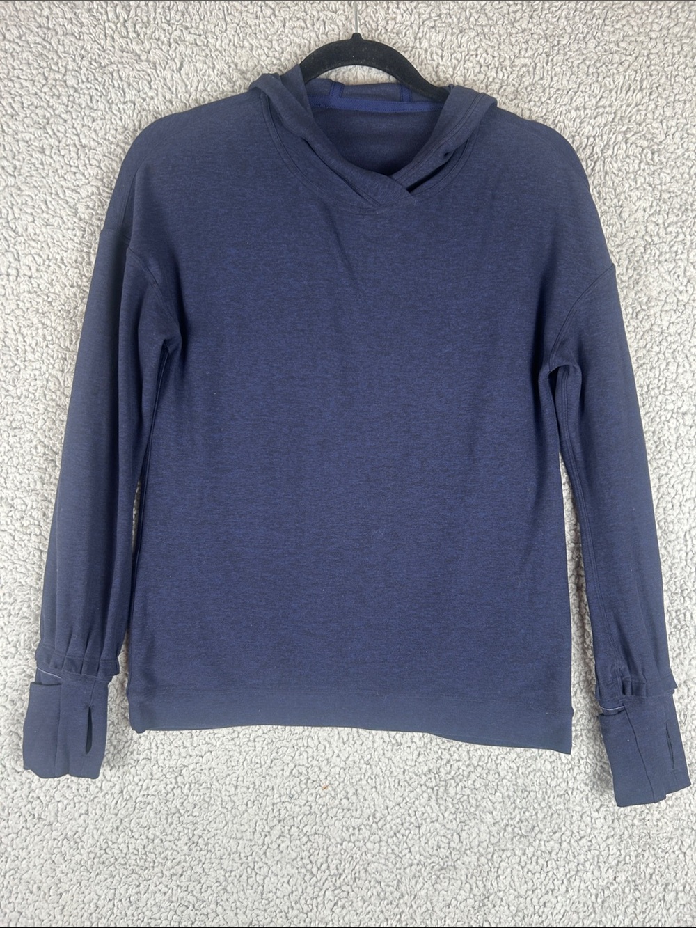 Lululemon Hoodie Pullover Long Sleeve Marbled Blue Size S